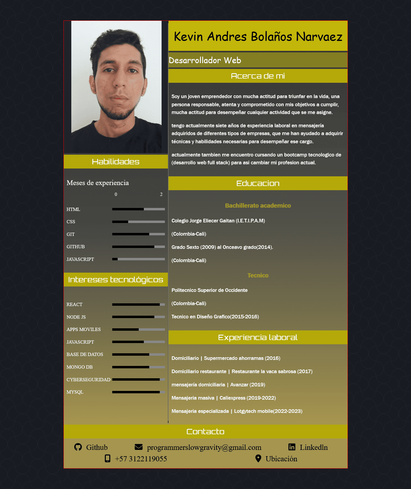 Primer CV