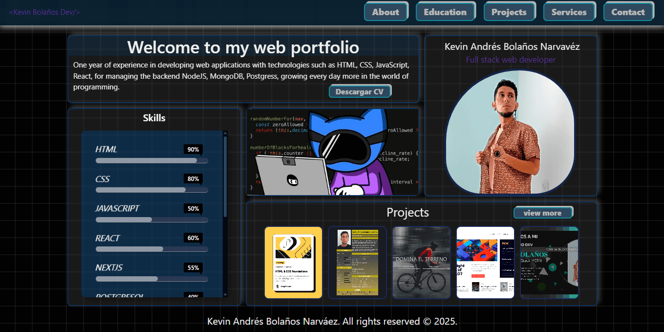 Second Portfolio Web